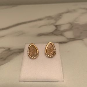 Teardrop Stud Earrings